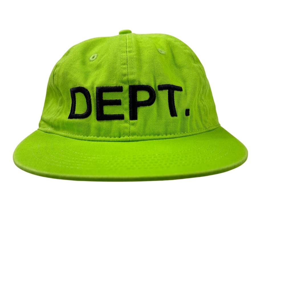 Gallery Dept. Dept. Logo Hat Fluorescent Green Snapback DC-9147 NEW